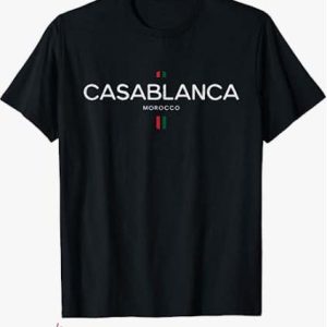 Casablanca T Shirt Morocco Retro Vintage Gift Shirt