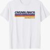 Casablanca T Shirt Morocco Vintage 80s Style Retro Tee