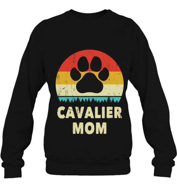 Cavalier King Charles Spaniel Mom Vintage Dog Gift Women