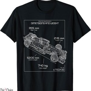 Chanel F1 T-Shirt Formula Race Specifications Team Racing