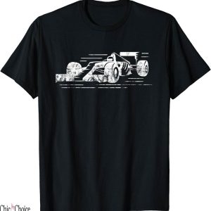 Chanel F1 T-Shirt Formula Racecar Distressed Style Racing