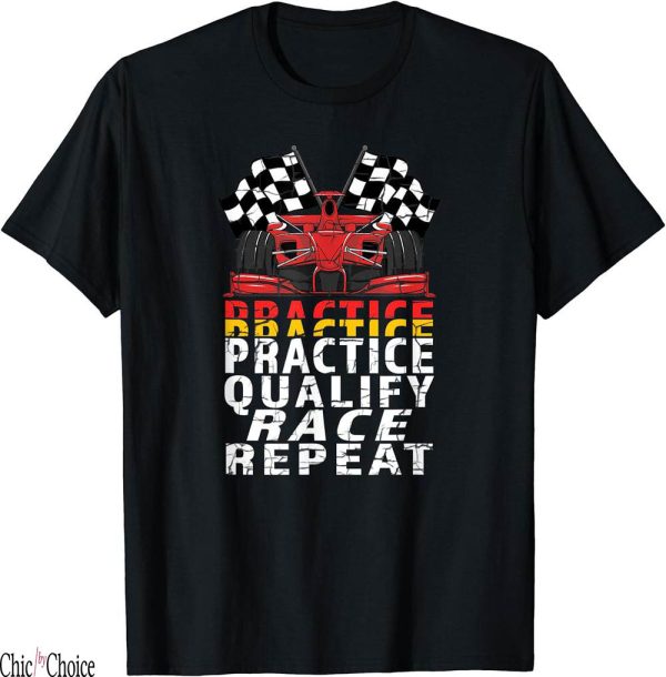 Chanel F1 T-Shirt Formula Racing Car Practice Qualify Race
