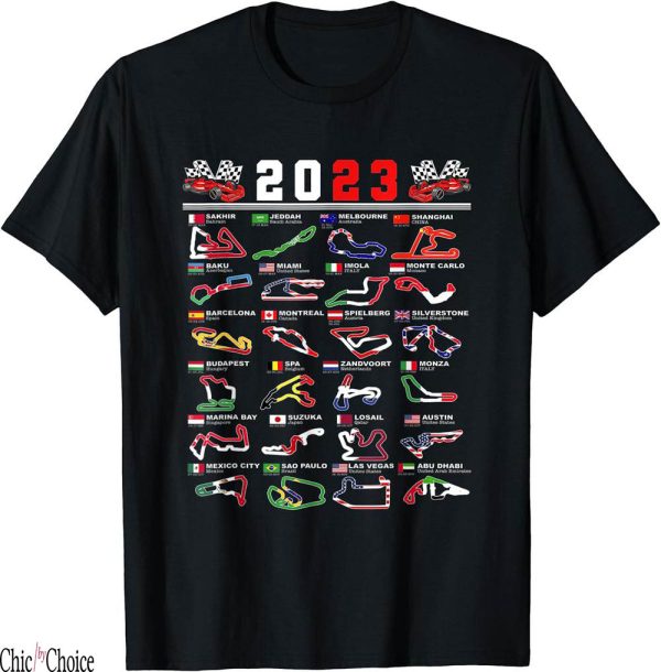 Chanel F1 T-Shirt Formula Racing Open Fan World Circuits