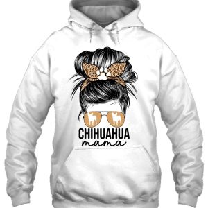 Chihuahua Mama For Women Messy Bun Chiwawa Lovers Dog Mom 2 Chihuahua Mama For Women Messy Bun Chiwawa Lovers Dog Mom 3