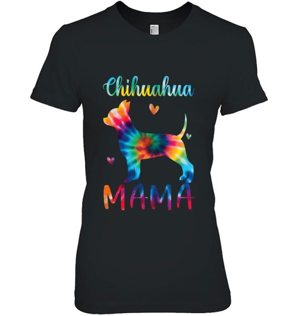 Chihuahua Mama Tie Dye Dog Mom Mother’s Day