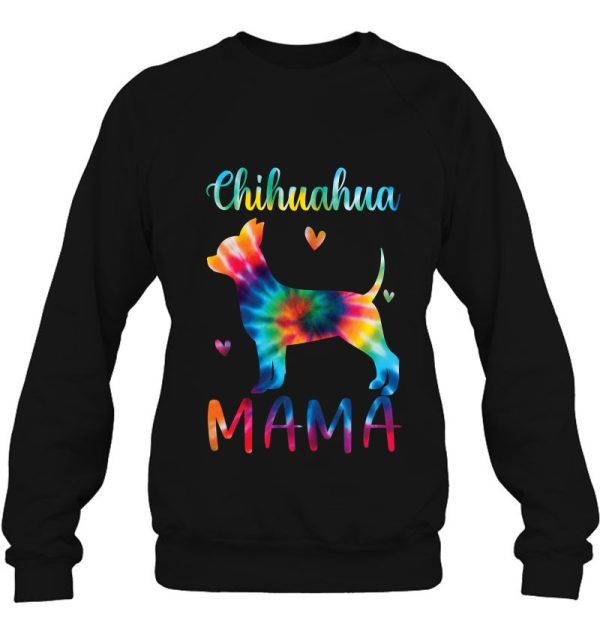 Chihuahua Mama Tie Dye Dog Mom Mother’s Day