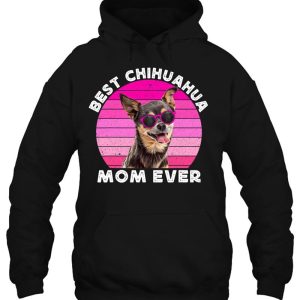 Chihuahua Mom For Women Retro Black Chiwawa Lover Dog Mom 3