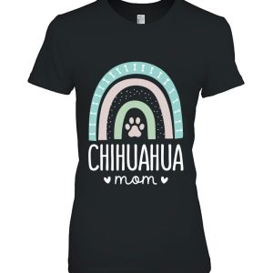 Chihuahua Mom Shirt Rainbow Paw Dog Mom 1 Chihuahua Mom Shirt Rainbow Paw Dog Mom 2