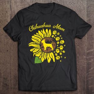 Chihuahua Mom Sunflower Paw Chiwawa Pet Dog Owner Women Gift Chihuahua Mom Sunflower Paw Chiwawa Pet Dog Owner Women Gift