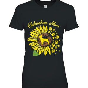 Chihuahua Mom Sunflower Paw Chiwawa Pet Dog Owner Women Gift