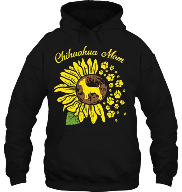 Chihuahua Mom Sunflower Paw Chiwawa Pet Dog Owner Women Gift