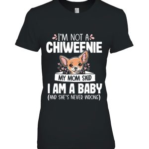 Chiweenie Mom Baby Funny Cute Dog Owner Pet Lover Gift