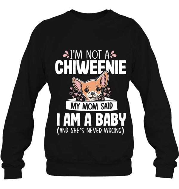 Chiweenie Mom Baby Funny Cute Dog Owner Pet Lover Gift