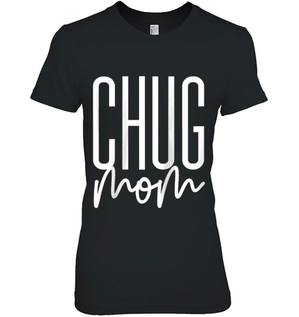 Chug Mom Cute Chug Pug Chihuahua Mix Dog I Love My Chug Raglan Baseball