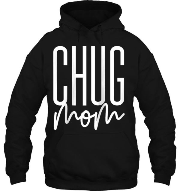 Chug Mom Cute Chug Pug Chihuahua Mix Dog I Love My Chug Raglan Baseball