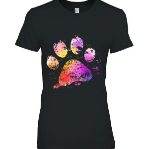 Colorful Dog Paw Dog Mama Fur Mom Doodle Mom Pet Owner Gift