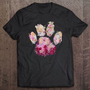 Colorful Roses Dog Pawprint – Dog Mom Gifts For Women Colorful Roses Dog Pawprint – Dog Mom Gifts For Women