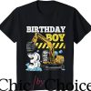 Construction Birthday T-Shirt Construction Truck 3rd T-Shirt