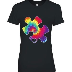 Cool Autism Awareness Gift Autism Mom Dad Tie Dye Puzzle Art