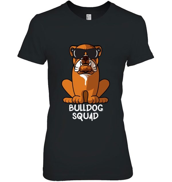 Cool Bulldog Squad Dog Mom Dog Dad