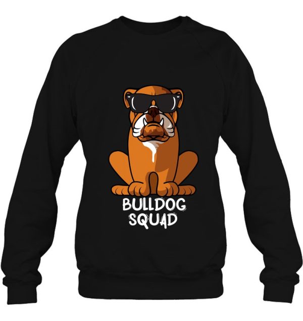 Cool Bulldog Squad Dog Mom Dog Dad