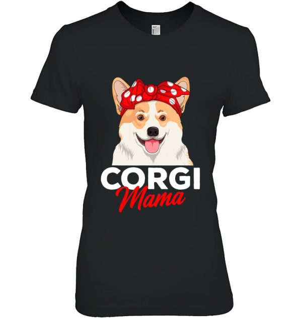Corgi Mama Cute Corgi Dog Mom Funny Womens Girls Gift