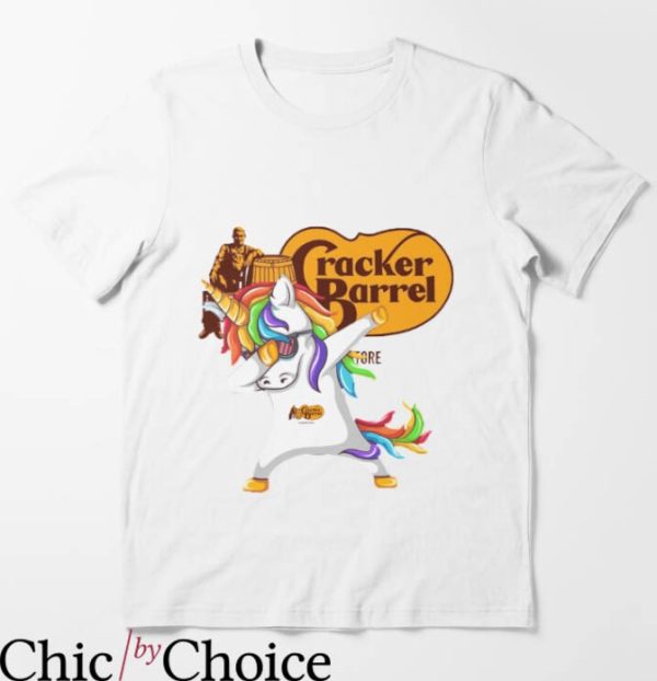 Cracker Barrel T-Shirt Dabbing Cracker Barrel Unicorn