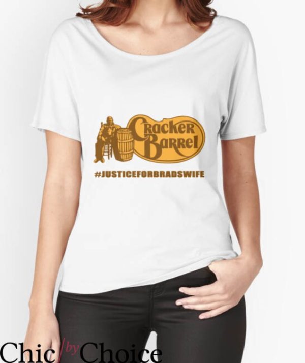 Cracker Barrel T-Shirt Justice For Brads Wife