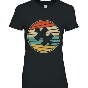 Cute Autism Awareness Gift Vintage 70’S 80’S Autism Mom Dad Pullover