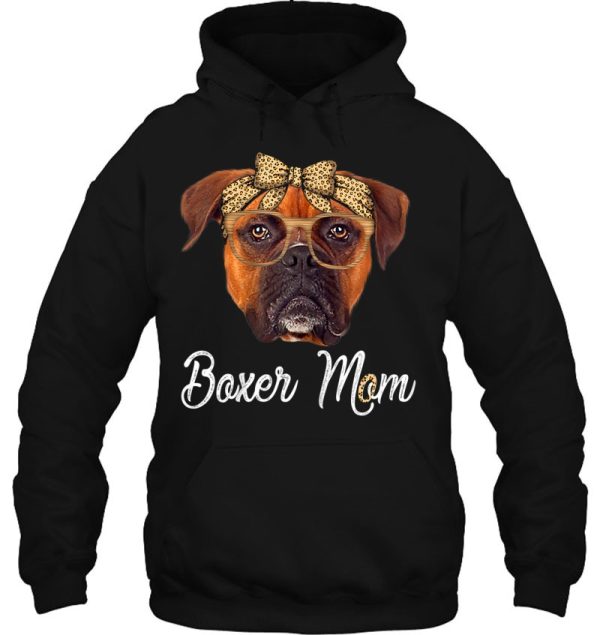 Cute Boxer Mom Leopard Dog Mom Mother’s Day