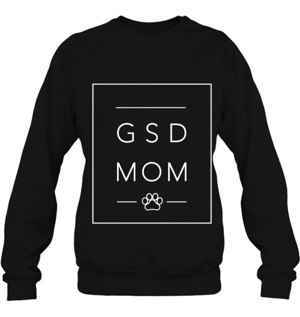 Cute German Shepherd Lover Dog Mom Crewneck, Gsd Mom