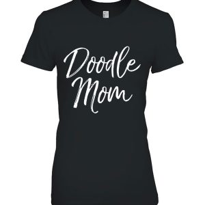 Cute Poodle Mother Gift For Women Dog Owner Quote Doodle Mom
