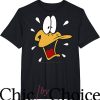 Daffy Duck T-Shirt Surprised Big Face T-Shirt Movie