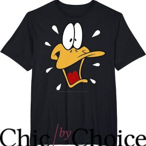 Daffy Duck T-Shirt Surprised Big Face T-Shirt Movie