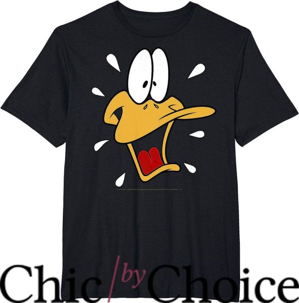 Daffy Duck T-Shirt Surprised Big Face T-Shirt Movie
