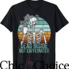 Dead Inside T-Shirt Retro Distressed Coffee T-Shirt Trending