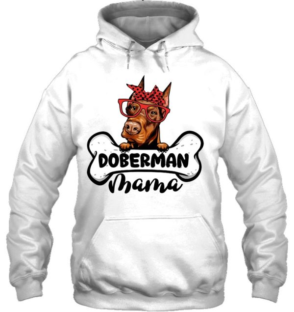 Doberman Mama Shirt Dog Bone Mother’s Day Dog Mom