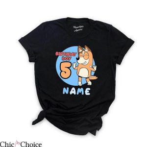 Dog Birthday T-Shirt Disney Bluey Birthday Shirt Birthday