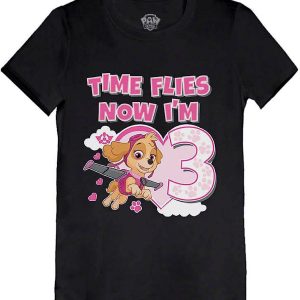 Dog Birthday T-Shirt Now I’m Three T-Shirt Birthday