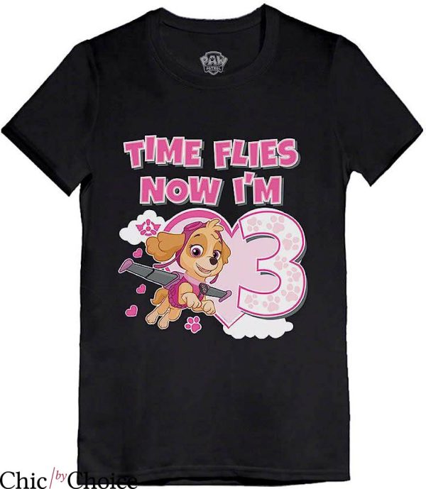 Dog Birthday T-Shirt Now I’m Three T-Shirt Birthday