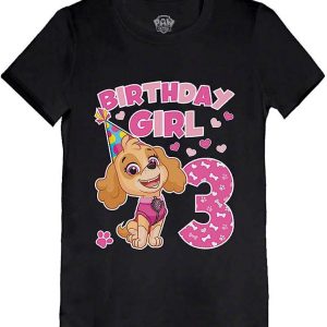 Dog Birthday T-Shirt Patrol Chase Birthday Tee Birthday