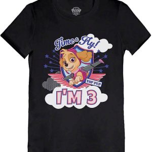 Dog Birthday T-Shirt Time To Fly I’m 3 T-Shirt Birthday
