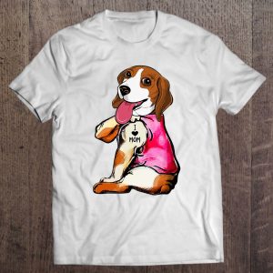 Dog I Love Mom Tattoo Beagle Dog Lover Women Gifts Dog Mom