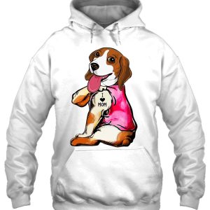 Dog I Love Mom Tattoo Beagle Dog Lover Women Gifts Dog Mom 3
