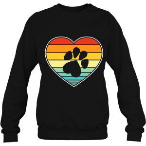Dog Love Paw Shirt Dog Mom Dad Retro Vintage Dog Paw 3 Dog Love Paw Shirt Dog Mom Dad Retro Vintage Dog Paw 4