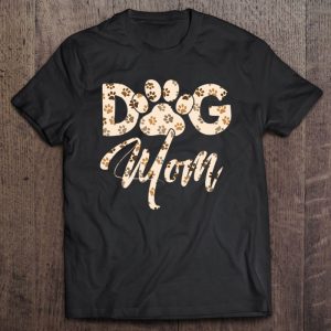 Dog Mom Cute Letter Print Pet Lover Funny Dog Paw Dog Mom Cute Letter Print Pet Lover Funny Dog Paw