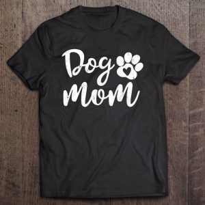 Dog Mom Cute Paw Heart For Mom Life Dog Mom Women Girls Pullover 1