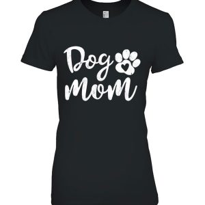 Dog Mom Cute Paw Heart For Mom Life Dog Mom Women Girls Pullover 2