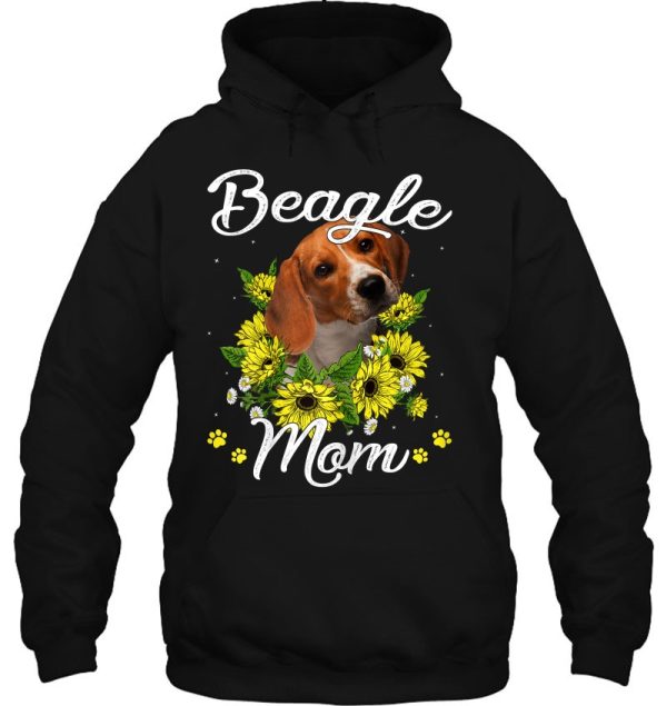 Dog Mom Mother’s Day Gift Sunflower Beagle Mom