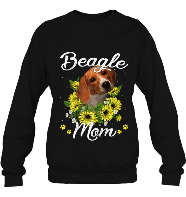 Dog Mom Mother’s Day Gift Sunflower Beagle Mom
